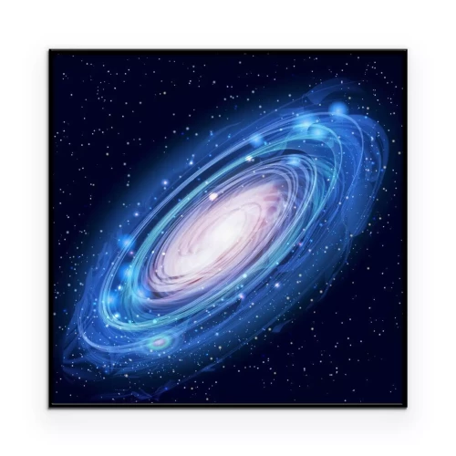 Poster  Grande galaxie sur fond d'espace