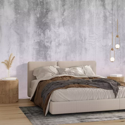 Papier peint  Texture béton aux couleurs rose et gris