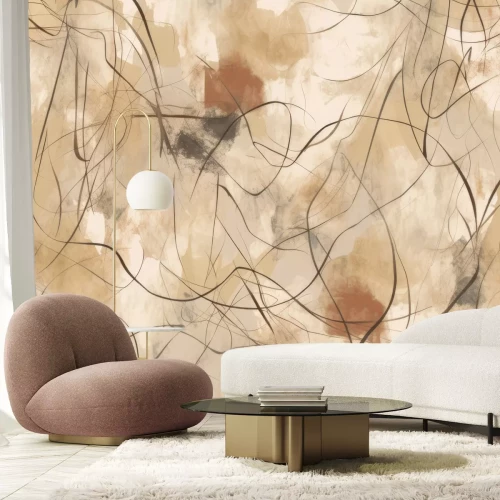 Papier peint  Peinture abstraite de style moderne