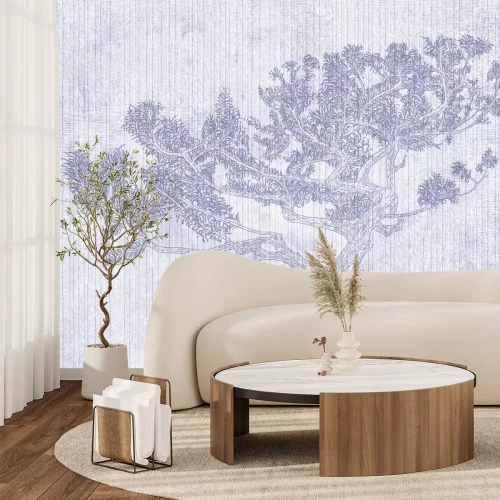 Papier peint  Arbre de style vintage