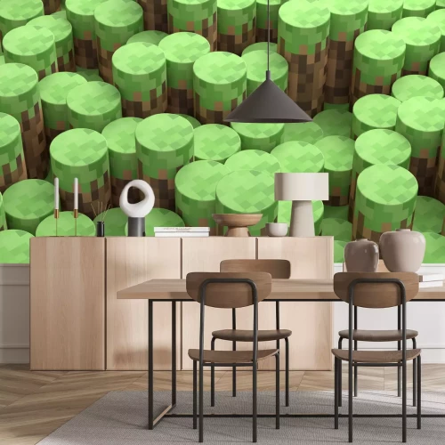 Papier peint  Arrière-plan géométrique dans un style de jeu