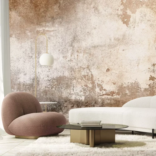 Papier peint  Mur en béton texturé rustique