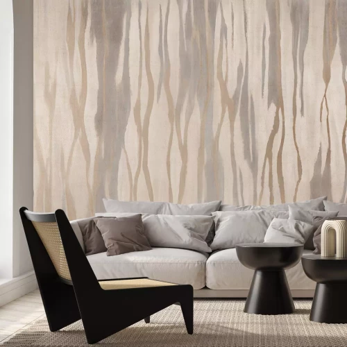 Papier peint  Motif rayé minimaliste dans un style moderne