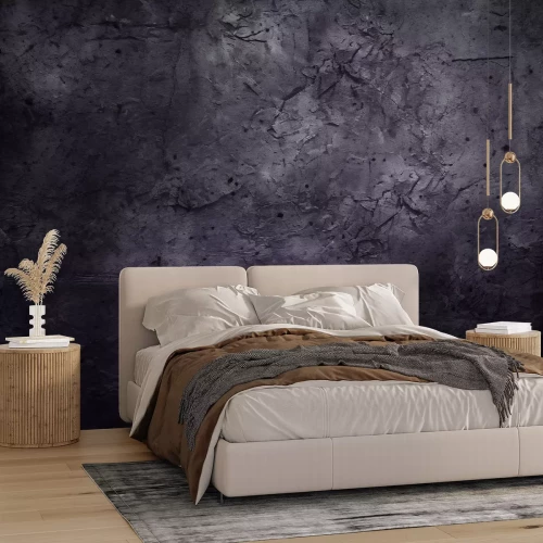 Papier peint  Fond en béton texturé foncé