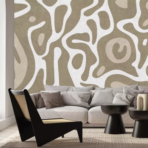 Papier peint  Motif géométrique de style scandinave