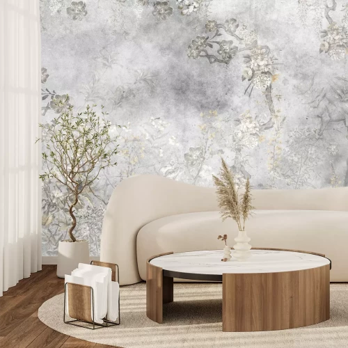 Papier peint  Motif botanique de style loft