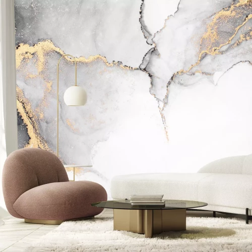 Papier peint  Composition avec du marbre abstrait