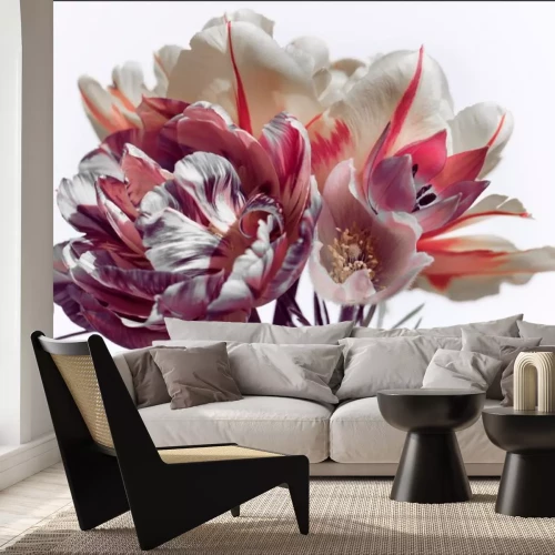 Papier peint  Bouquet de tulipes