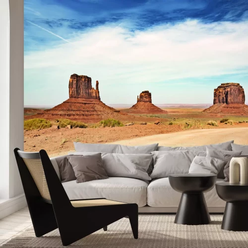 Papier peint  Désert rocheux de Monument Valley