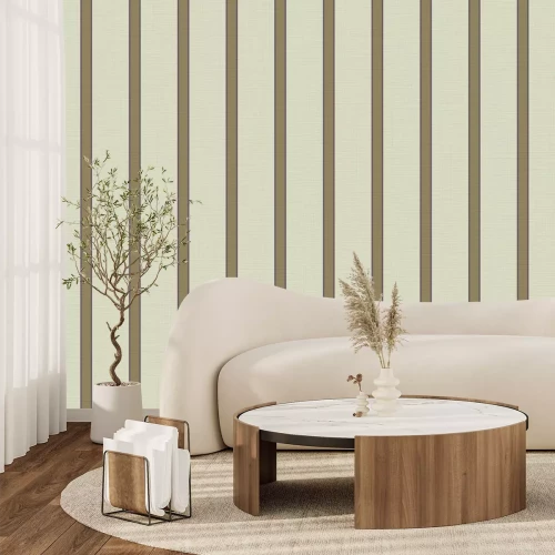 Papier peint  Motif rayé bien formé