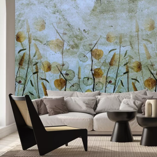 Papier peint  Prairie sauvage avec végétation d'automne