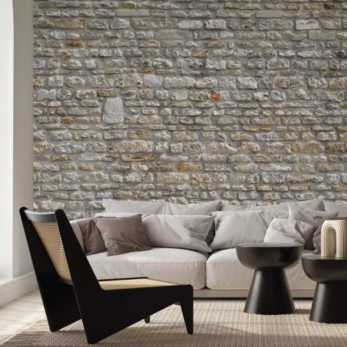 Papier peint  Motif de maçonnerie en briques