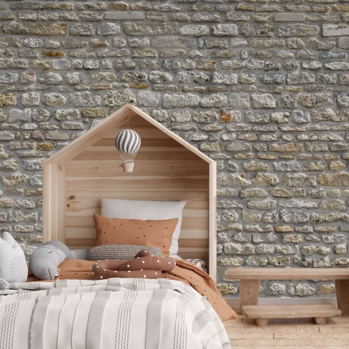 Papier peint  Motif de maçonnerie en briques