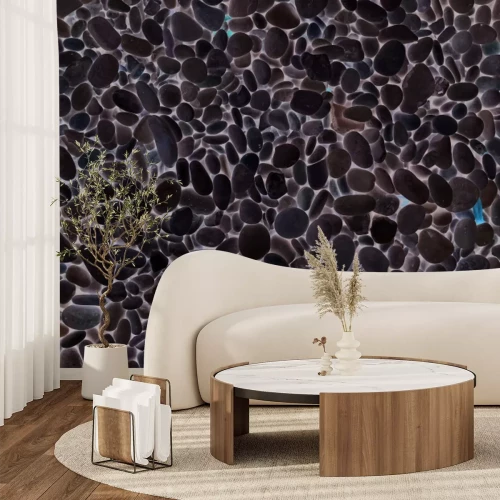 Papier peint  Pierres blanches sur la plage