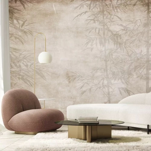 Papier peint  Imitation d'une forêt tropicale sur papier