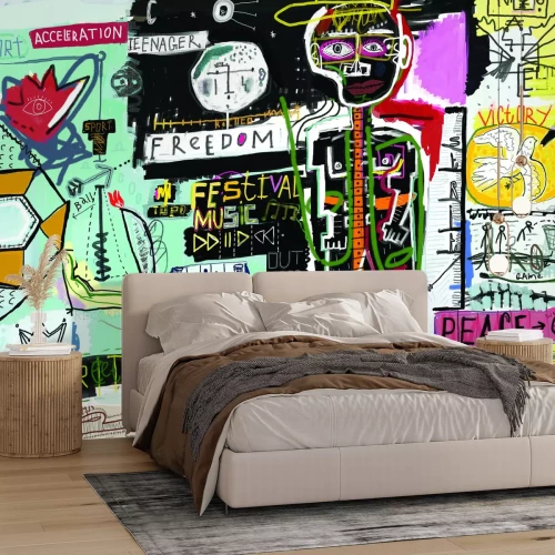 Papier peint  Graffiti et art urbain