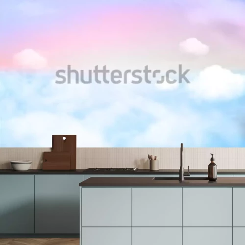 Papier peint  Of fantasy sky background and pastel color.