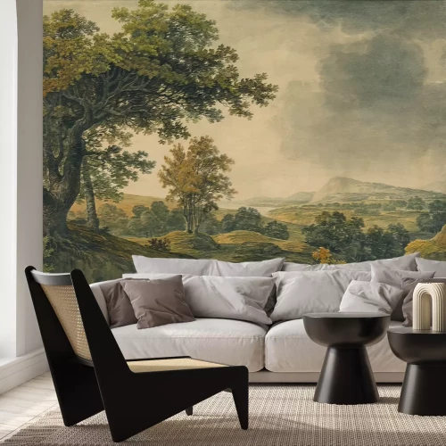 Papier peint  Collines pittoresques avec une végétation luxuriante