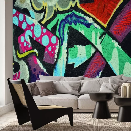 Papier peint  Art jeunesse dans le style graffiti