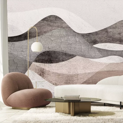 Papier peint  Imitation texturée des dunes du désert