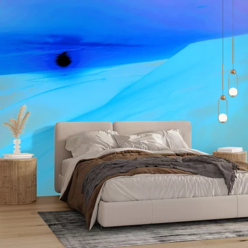 Papier peint  Paysage du coucher de soleil dans le désert