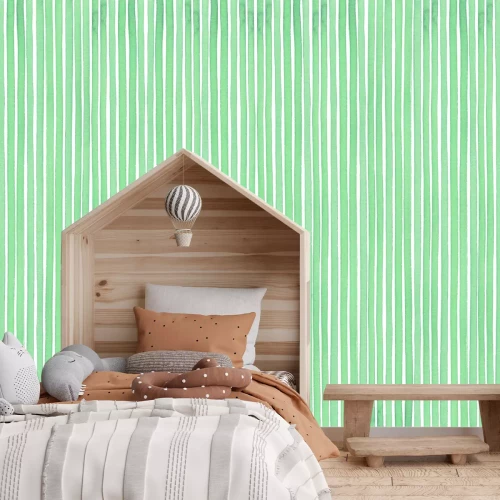 Papier peint  Motif à rayures pour la chambre d'enfant