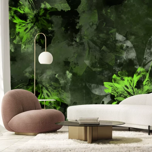 Papier peint  Fleurs délicates dans une composition aquarelle