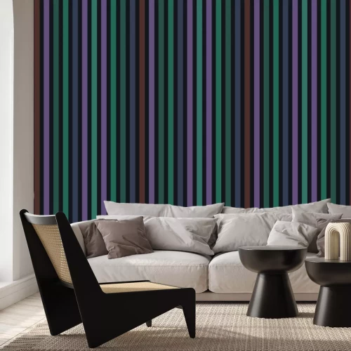 Papier peint  Rayures droites délicates