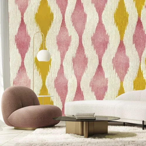 Papier peint  Motif géométrique coloré