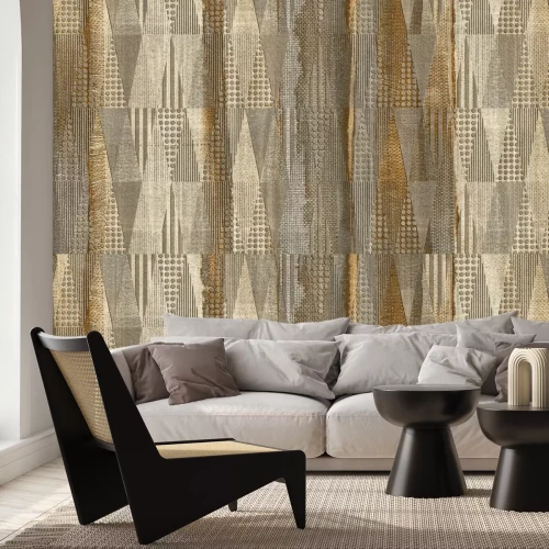 Papier peint  Texture abstraite en triangles