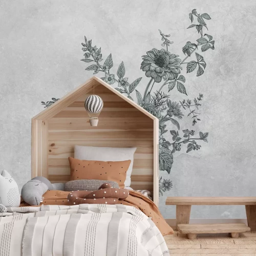 Papier peint  Bouquet de fleurs sauvages