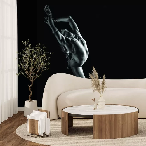 Papier peint  Danse d'une femme faisant le grand écart