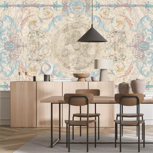 Papier peint  Imitation d'un tapis élégant de style boho