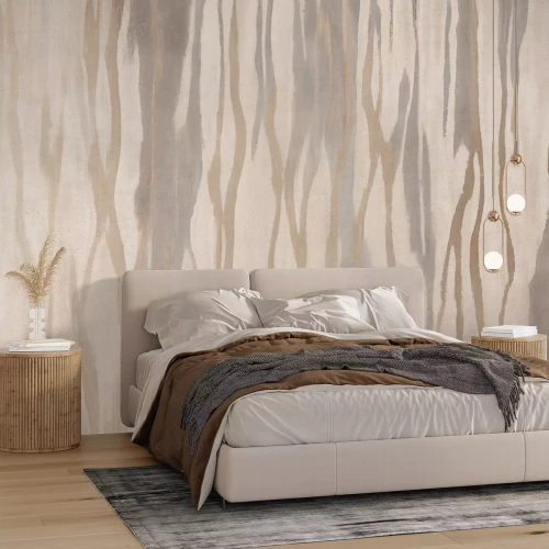 Papier peint  Motif à rayures minimaliste de style moderne