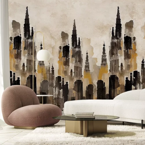 Papier peint  Aquarelle de la ville de New York