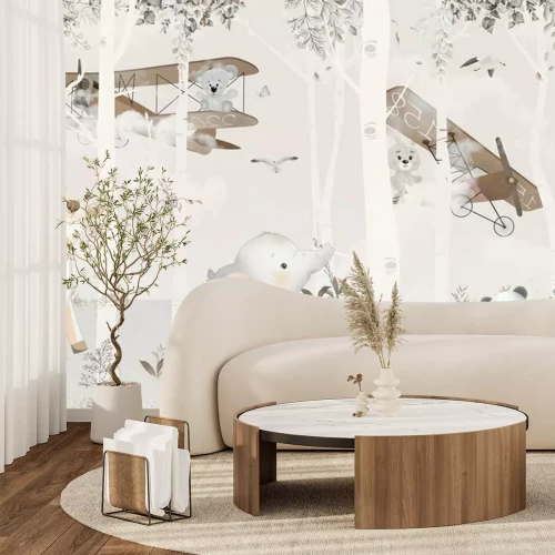 Papier peint  Digital print wallpaper design for kids room