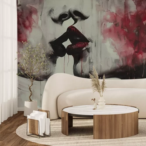 Papier peint  Dessin subtil du corps féminin