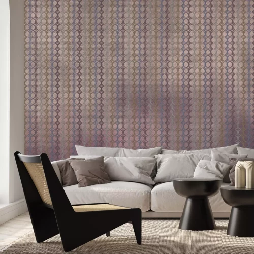 Papier peint  Motif géométrique sur fond texturé composition moderne