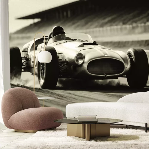 Papier peint  Formule 1 pendant la course sur le circuit