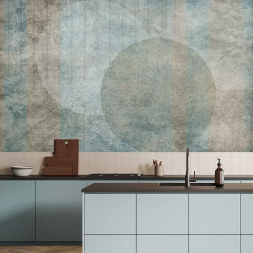 Papier peint  Formes géométriques sur la texture au minimalisme