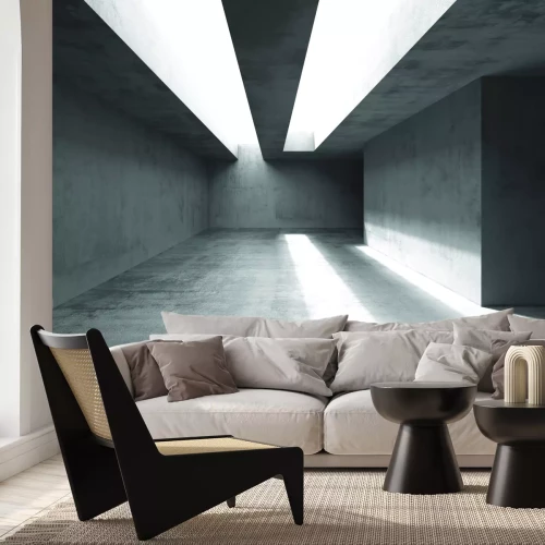 Papier peint  Espace dans l'architecture en béton