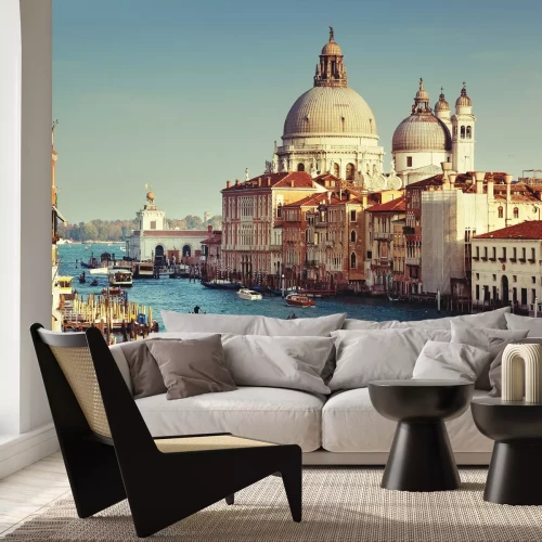 Papier peint  Ancienne cathédrale Santa Maria della Salute à Venise