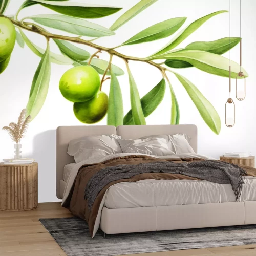 Papier peint  Verre avec du vin blanc et rouge