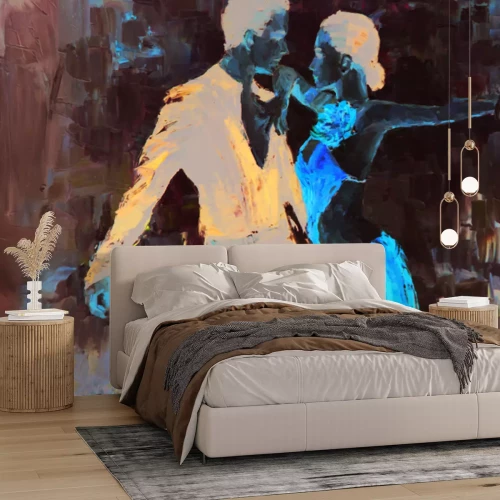 Papier peint  Femme et homme en danse de salon