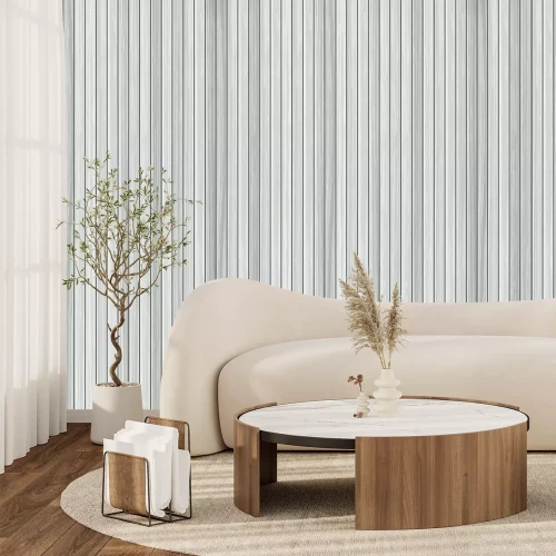 Papier peint  Lames en bois grises