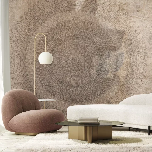 Papier peint  Motif ornemental avec une mandala