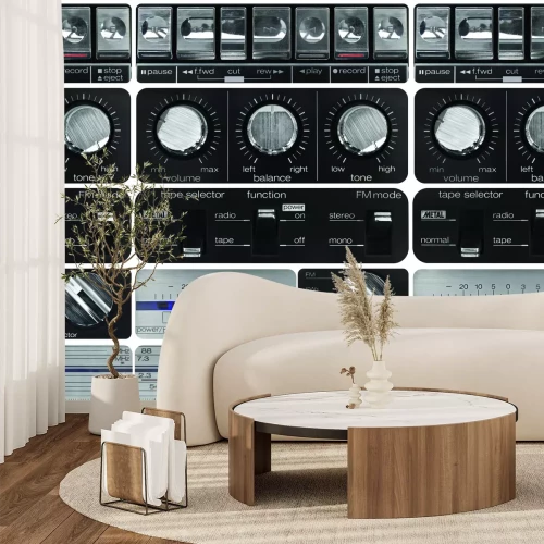 Papier peint  Amplificateur de musique vintage