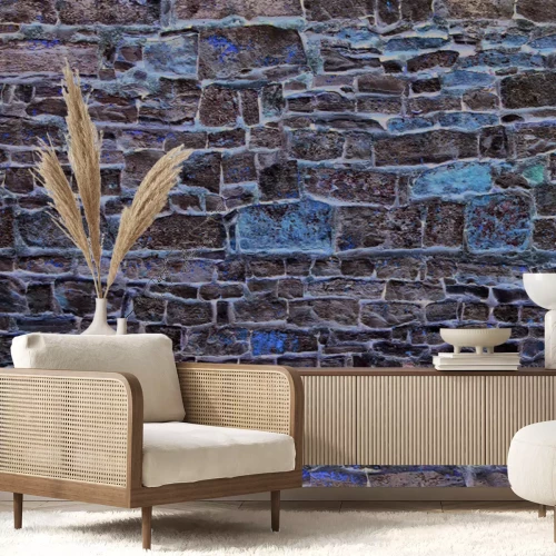 Papier peint  Mur en pierre