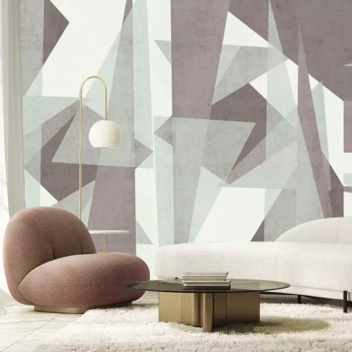 Papier peint  Formes dans le style scandinave