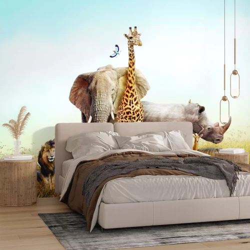 Papier peint  Animaux sauvages en safari